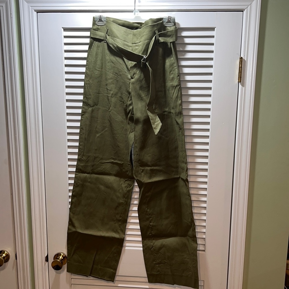 Banana Republic Olive Wide Leg Pants